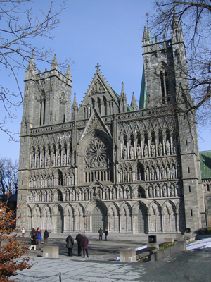 The Nidaros Cathedral.