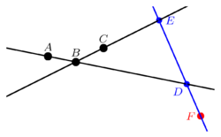 Plane via lines