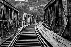 ~ Lake's Bridge ~ Southern Pacific Co. ca. 1870 - NHS