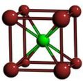 Body-centered cubic structure of CsCl