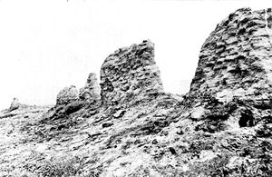 (PD) Photo: The Journal of San Diego History Las Flores' Capilla de San Pedro in ruins, circa 1900.