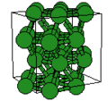 Hexagonal close-packed crystal structure of Mg