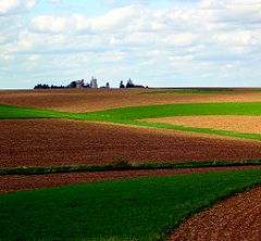 A farm in Iowa.