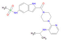 Delavirdine structure.jpg